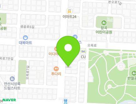 경기도 안산시 상록구 본오로 52 (본오동) 지도