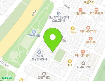 경기도 안산시 상록구 정재로2길 18 (부곡동, 현진에버빌) 지도