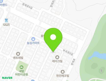 경기도 안산시 상록구 정재로6길 26 (부곡동, 호수빌그린타운) 지도