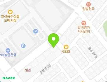 경기도 안산시 상록구 도매시장로 16 (이동) 지도