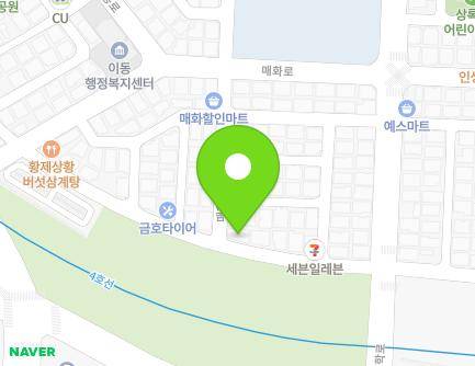 경기도 안산시 상록구 매화로2길 19 (이동, 중원한의원) 지도