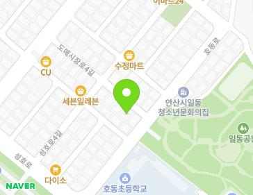 경기도 안산시 상록구 도매시장로4길 16 (일동, 목현주택) 지도