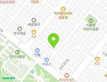 경기도 안산시 상록구 성호로6길 5 (일동, 대한아트빌) 지도