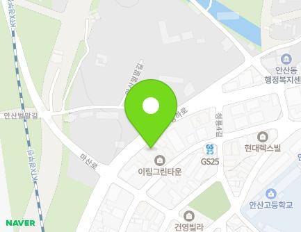 경기도 안산시 상록구 장하로 294 (장상동, 이림그린타운) 지도