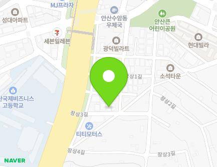 경기도 안산시 상록구 장상3길 7-1 (장상동, 우성동물병원) 지도