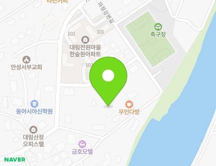 경기도 안성시 공도읍 마정강변길 75 지도