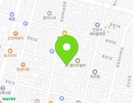 경기도 안성시 중앙4길 38 (구포동) 지도