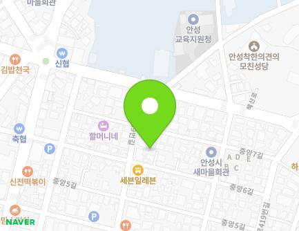 경기도 안성시 중앙6길 35-3 (구포동) 지도