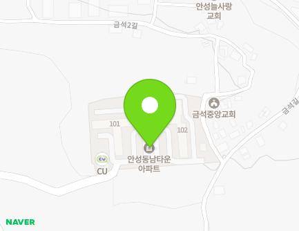 경기도 안성시 안성맞춤대로 1320-21 (금석동, 안성동남타운) 지도