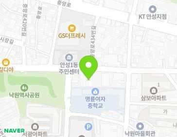경기도 안성시 낙원길 104 (낙원동, 마일생도예수그리스도교회) 지도