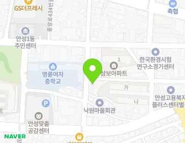 경기도 안성시 중앙로440번길 33 (낙원동, 유성2룸) 지도