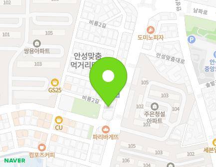 경기도 안성시 대학로 67 (당왕동) 지도