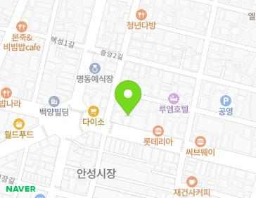 경기도 안성시 중앙로 391 (대천동) 지도