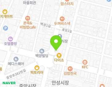 경기도 안성시 중앙로 385 (대천동) 지도
