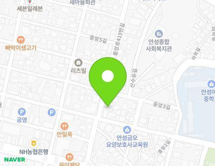 경기도 안성시 중앙로419번길 26 (봉남동) 지도