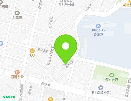 경기도 안성시 중앙로 429-14 (봉남동) 지도