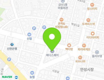 경기도 안성시 중앙로 374 (서인동) 지도