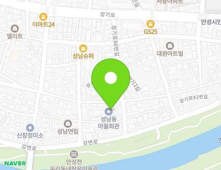 경기도 안성시 장기2길 76-4 (성남동) 지도