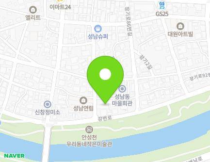 경기도 안성시 강변로83번길 10-4 (성남동, 성남연립) 지도