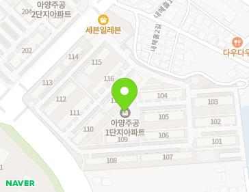 경기도 안성시 아양로 23 (아양동, 아양주공아파트) 지도