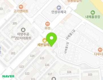 경기도 안성시 아양로 21-1 (아양동, 아양주공아파트) 지도
