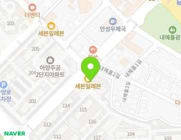 경기도 안성시 아양로 21 (아양동, 아양주공아파트) 지도