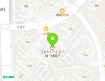 경기도 안성시 아양로 73 (아양동, 서희스타힐스NHF) 지도