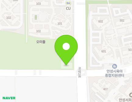 경기도 안성시 아양로 88 (옥산동, 아양도서관) 지도