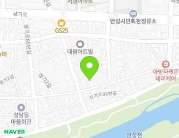 경기도 안성시 장기2길 101 (옥천동, 옥천오피스텔) 지도