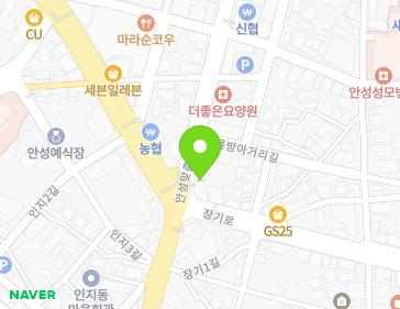 경기도 안성시 안성맞춤대로 1024 (인지동) 지도