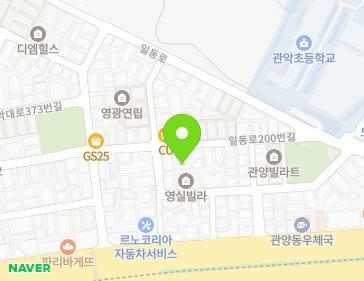 경기도 안양시 동안구 일동로200번길 23-1 (관양동, 궁전빌라) 지도