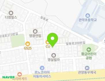 경기도 안양시 동안구 일동로200번길 23 (관양동, 궁전빌라2차) 지도