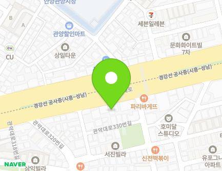 경기도 안양시 동안구 관악대로 338 (관양동, 동선빌딩) 지도