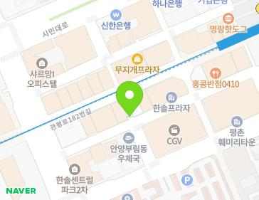 경기도 안양시 동안구 관평로176번길 21-2 (관양동, 동안구구두수선대2005-00002) 지도