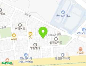 경기도 안양시 동안구 일동로200번길 17 (관양동, 삼화빌라) 지도