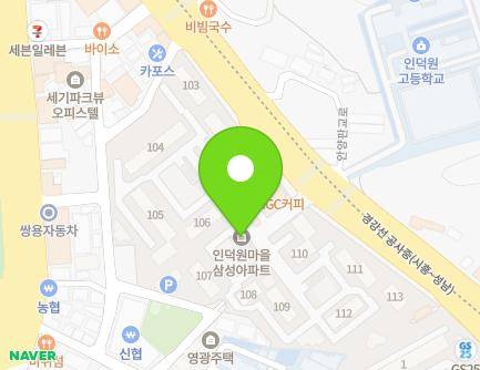 경기도 안양시 동안구 안양판교로 42 (관양동, 인덕원마을삼성아파트) 지도