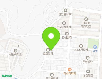 경기도 안양시 동안구 일동로 46-6 (관양동, 효성빌라) 지도