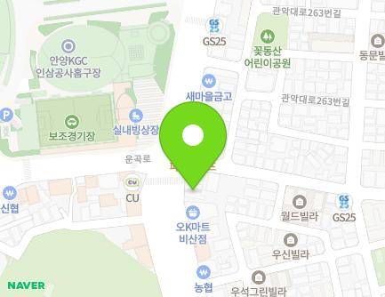 경기도 안양시 동안구 평촌대로 370 (비산동) 지도