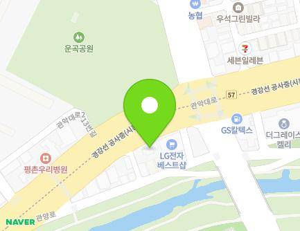 경기도 안양시 동안구 관악대로 234 (비산동) 지도