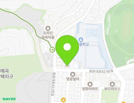 경기도 안양시 동안구 평촌대로427번길 52 (비산동, 현대빌라) 지도