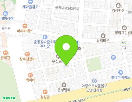 경기도 안양시 동안구 관악대로249번길 20-14 (비산동, 초원주택) 지도