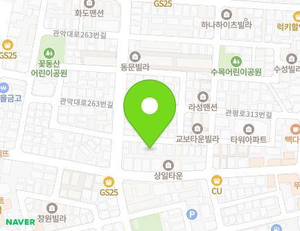 경기도 안양시 동안구 관악대로263번길 40-8 (비산동, 한일주택) 지도