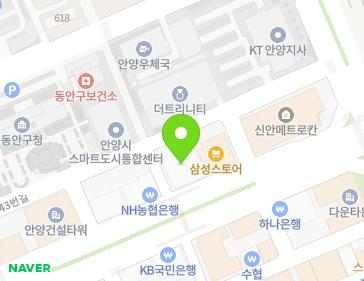 경기도 안양시 동안구 시민대로 199 (비산동, (주)신한방 평촌지구 매장1) 지도