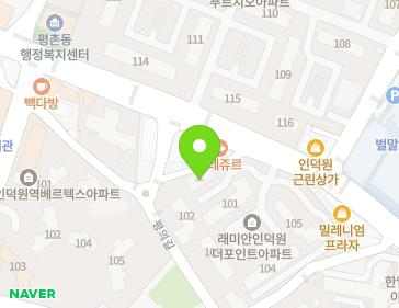 경기도 안양시 동안구 흥안대로456번길 62 (평촌동, 래미안인덕원더포인트상가동) 지도