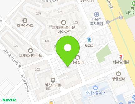 경기도 안양시 동안구 경수대로707번길 28-11 (호계동) 지도