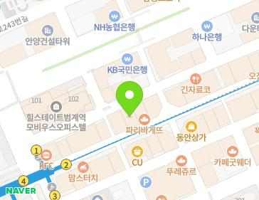 경기도 안양시 동안구 평촌대로223번길 48 (호계동) 지도
