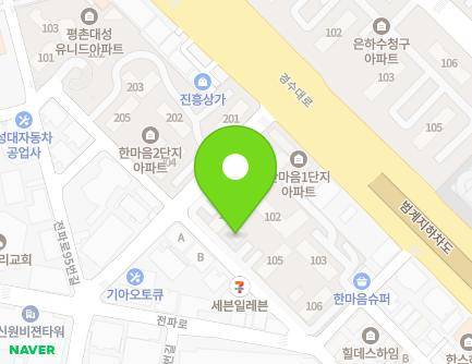 경기도 안양시 동안구 전파로115번길 22 (호계동, 한마음아파트 어린이집) 지도