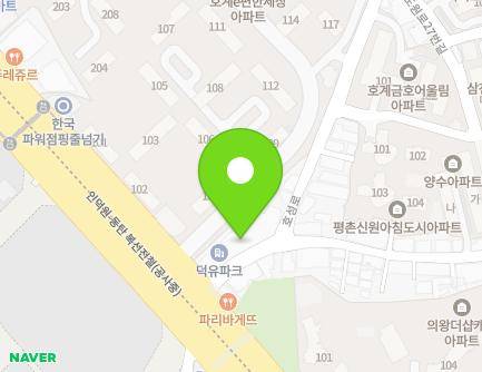 경기도 안양시 동안구 경수대로 428 (호계동, 덕유파크) 지도