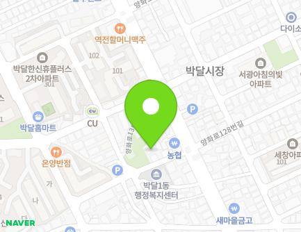 경기도 안양시 만안구 양화로127번길 8-1 (박달동, 한동빌라) 지도