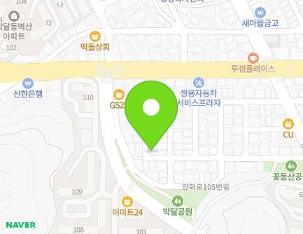 경기도 안양시 만안구 양화로97번길 46 (박달동, 편안한집) 지도
